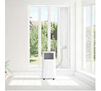 Cecotec Adaptateur Housse Isolante Universelle pour Fenêtres ou Portes Coulissantes pour Climatiseur Portable 210x90cm, 100% Polyester, Isole de l’Extérieur, Fermeture Éclair et Bande Adhésive