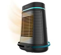 Cecotec Chauffage céramique ReadyWarm 1550 Max 1500 W, Oscillation, Thermostat réglable, Noir