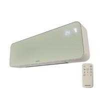 Cecotec Chauffage Céramique Mural ReadyWarm 3000 Textile. 2000W, 3 Modes, Oscillation, LED, Télécommande, Minuteur, Sécurité