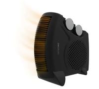 Cecotec Chauffage d'Appoint ReadyWarm 2000 Max Dual Noir. 2000 W, 3 Modes de Fonctionnement (Froid/Chaud/Très chaud), Léger