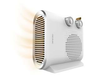 Cecotec Chauffage d'Appoint ReadyWarm 2050 Max Dual Blanc. 2000 W, 2 Niveaux de Puissance, 3 Modes de Fonctionnement (Froid/Chaud/Très chaud), Léger, Manuel, Silencieux, Sécurité d'Arrêt Automatique