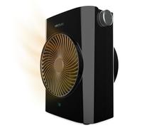 Cecotec Chauffage d'Appoint ReadyWarm 2070 Max Force Noir. 2000 W, 2 Niveaux de Puissance, 3 Modes de Fonctionnement (Froid/Chaud/Très chaud), Léger, Manuel, Silencieux, Sécurité d'Arrêt Automatique