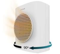 Cecotec Chauffage en Céramique de Table ReadyWarm 1570 Max Ceramic Rotate Smart. 1500 W, Technologie en Céramique, Écran Tactile, Thermostat Réglable, Oscillation à 90º, Minuterie, Arrêt Automatique