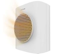 Cecotec Chauffage en Céramique de Table ReadyWarm 1570 Max Ceramic Smart White. 1500 W, Technologie en Céramique, Écran Digital