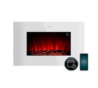 Cecotec ReadyWarm 3590 Flames Connected Intérieure Cheminée encastrable Electrique Blanc
