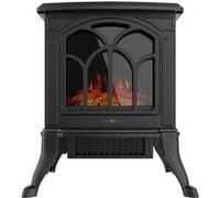 Cecotec Cheminée électrique ReadyWarm 1500 Flames – 1500 W, thermostat réglable, 2 niveaux – Noir