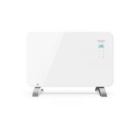 Cecotec Convecteur en verre Ready Warm 6650 Crystal Connection. Contrôle par WiFi Thermostat Réglable Minuterie Pieds