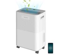 Cecotec Déshumidificateur BigDry 8000 Expert Connected – 16 L/j, réservoir 2 L, WiFi, séchage, 24h
