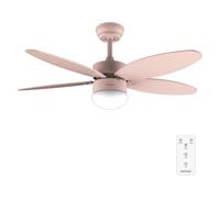 Cecotec - Ventilateur de Plafond avec Lumière EnergySilence Aero 4260 Full Orange - 40 W, Diamètre 106 cm, Lampe Intégrée, Télécommande, Minuterie 8 Heures, 6 Vitesses, 5 Pales, Été/Hiver