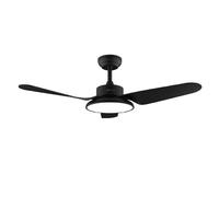 Cecotec EnergySilence Aero 5200 Light Noir Ventilateur de Plafond avec Lumière LED et Contrôle 30W Noir