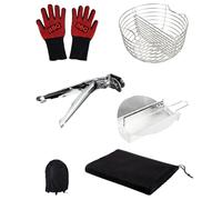 Cecotec Ensemble d'Ustensiles pour Barbecue en Acier Inoxydable DragonPack 4600 L. Accessoires Polyvalents pour Gril, Inclut Pinces de Précision, Housse Protectrice et Panier à Charbon Résistant