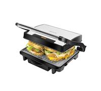 Cecotec Grille-Viande Électrique Rock'ngrill 1500 Rapid. Revêtement En Pierre Rockstone, Plauqe Supérieure Amovible En Hauteur, Plateau Ramasse Graise, 1500w, Revêtement Écologique