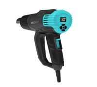 Cecotec Hell Gun 9500 Vision Pistolet à air chaud 2000 W - Pistolet à air chaud numérique avec écran LCD (50 °C - 600 °C), Chauffage ultra-rapide, Contrôle du flux d'air, 4 embouts et étui de transpor
