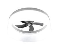 Cecotec Ventilateur de Plafond avec Lumière EnergySilence LampAero 650 White Design. 20 W, Diamètre 43 cm, 6 vitesses et 5 Pales, Lampe LED, Télécommande, Été/Hiver