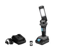 Cecotec Lampe de Travail sans Fil CecoRaptor Perfect WorkLight 2020 Advance 20 V et 2000 mAh, 5 W, Frontal 300lm et Latéral 250lm, Portable, Tête Pivotante de 270º et Inclinable Verticalment à 180º