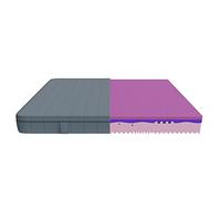 Cecotec Matelas Viscoélastique et Déhoussable Flow Genuine + 105x190, 3 Couches, Hauteur 28 cm, Fermeté Élevée, Noyau Profilé en Mousse HRC2+, Technologie MorphoAdapt+, SoftFresh et EasyClean
