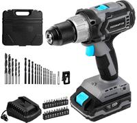 Cecotec Perceuse et Tournevis à Batterie CecoRaptor Perfect Drill 2020 Brushless Ultra. Batterie 20V et 2000 mAh, Vitesse à