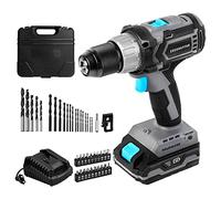 Cecotec Perceuse et Tournevis à Batterie CecoRaptor Perfect Drill 2020 Brushless Ultra. Batterie 20V et 2000 mAh, Vitesse à Vide 2000 rpm, Couple Maximum 46 Nm, 25+1 Positions.