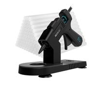 Cecotec Pistolet à Colle Chaude avec Base Protectrice Perfect Fix 20. 20W, Taille Compacte, Chauffage Ultra-Rapide, Inclut 80 Bâtons de Colle Transparente de 7mm de Diamètre, Jusqu'à 180ºC