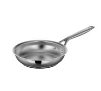 Cecotec Poêle en acier inoxydable fond Tri-ply Autore+ Pan 28 cm | Fond triple épaisseur 5 mm en acier inoxydable et aluminium, chaleur uniforme, doré homogène, sans points chauds
