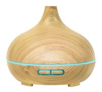 Cecotec Pure Aroma 300 Yang. Humidificateur ultrasonique et diffuseur d'arôme 300 ml. Minuterie 10 heures. 7 couleurs LED. Aromathérapie. Ultrasilencieux.