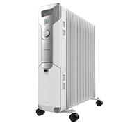 Cecotec Radiateur Électrique à Huile ReadyWarm 11000 Space. 11 Modules, Faible Consommation, 2500 W, 3 Niveaux, Enrouleur de Câble, Système de Sécurité, Roues, 25 m2, White