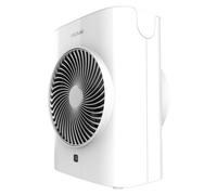 Cecotec Chauffage Électrique Thermoventilateur avec Télécommande ReadyWarm 2077 Max Force Smart White. 2000W, 2 Niveaux de Puissance, Basse Consommation, 3 Modes de Fonctionnement, Écran LED