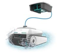 Cecotec Robot nettoyeur de piscine pour fonds, murs, ligne de flottaison et surface Conga Pooldroid 10000 TotalClean