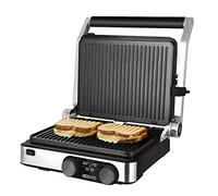 Cecotec Barbecue électrique Rock'nGrill Dual 2000W – Plaques amovibles, ouverture 180° – Noir