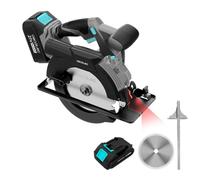 Cecotec Scie circulaire à batterie DirectPrecission 8000 Vision, 21 V, 165 mm, Brushless, guide laser