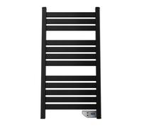 Cecotec Sèche-Serviettes électrique ReadyWarm 9000 Twin Towel Black 500 W, Affichage LED et minuterie 2h (Nègre)