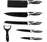 Cecotec Set de 6 couteaux suisses de couleur noire