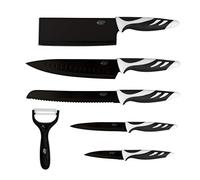 Cecotec Set de couteaux de cuisine Haute Gamme 6 pièces Noirs