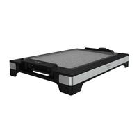 Cecotec Tasty & Grill 2000 Plancha électrique en acier inoxydable 2000 W, plaque RockStone antiadhésive, thermostat réglable