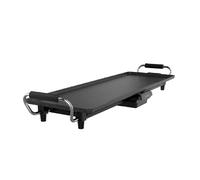 Cecotec Gril Électrique Tasty&Grill 3000 RockWater XL, 2400 W de Puissance, Grande Surface de 70 x 22 cm, Revêtement Antiadhésif en Pierre RockStone et Thermostat Réglable, Bac à Graisse