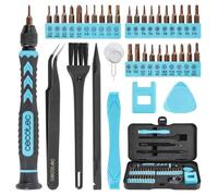 Cecotec Tournevis Manuel PrecissionGyro 100 Set, Kit de Précision 39 pièces, Multiples Embouts Inclus, Mallette ultra-compacte