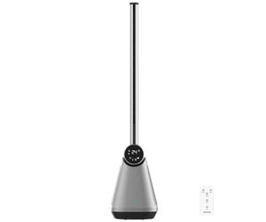 Cecotec Ventilateur Colonne EnergySilence 9890 Skyline Bladeless Dark 50 W | 39 Pouces, Contrôle Tactile, Télécommande, Minuterie jusqu'À 15 Heures, 3 Vitesses (Low, Medium, High), Design Minimaliste