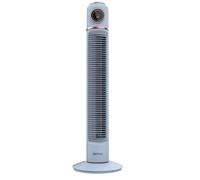 Cecotec - Ventilateur de Colonne EnergySilence 1090 Skyline Retro Smart Blue - 40 W, Diamètre 81 cm, Lumière LED, Télécommande
