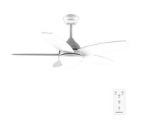 Cecotec Ventilateur de plafond avec lampe EnergySilence Aero 4200 LightWood