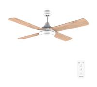 Ventilateur de Plafond avec Lumière Cecotec EnergySilence Aero 4250 DC Fresh 40W 106cm 6 Vitesses Télécommande LED Fonction Hiver