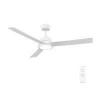 Cecotec Ventilateur de plafond avec éclairage EnergySilence Aero 452 QuickSnap White. 30 W, moteur DC, diamètre 52"" (132 cm)