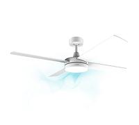 CECOTEC Ventilateur de plafond EnergySilence Aero 5200 60W LED télécommande White Line