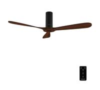 Cecotec Ventilateur de plafond EnergySilence 5400 Classic 52" – Télécommande – Black&DarkWood