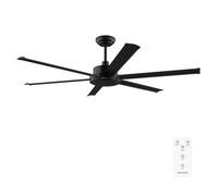 Cecotec Ventilateur de Plafond EnergySilence Aero 10000 Pro, Moteur DC 80W, Diamètre 254 cm, Télécommande, Minuteur, Fonction Été et Hiver, Hauteur Ajustable 37,5 ou 50 cm, Silencieux