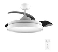 Cecotec Ventilateur de plafond EnergySilence Aero 4280 Invisible 40W 106 cm Blanc - télécommande