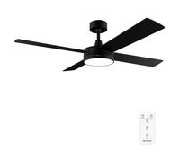 Cecotec Ventilateur de Plafond EnergySilence Aero 5200 Line, Télécommande, Minuterie, Éclairage LED, 60 W, Moteur en Cuivre
