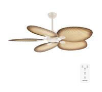 Cecotec Ventilateur de plafond sans lampe EnergySilence Aero 5200 Palm