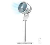 Cecotec - Ventilateur de Sol EnergySilence 1000 Cyclone Smart - 60 W, Diamètre 9 Pouces (22 cm), Oscillation Automatique, 3 Vitesses et 3 Modes, Minuterie Jusqu'à 7 Heures, Télécommande,