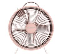 Cecotec Ventilateur de Table EnergySilence 400 RetroDesk Pink 25 W, 4 Pales | Diamètre 20 cm, 8 Pouces, 4 Pales, 2 Vitesses, Design Élégant et Minimaliste, Utilisation Facile