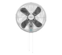 Cecotec Ventilateur Mural EnergySilence 4500 Power Wall 50 W | Diamètre 18 Pouces (45 cm), 4 Pales Aérodynamiques, 3 Vitesses (Low, Medium, High), Contrôle par Chaîne, Montage Facile